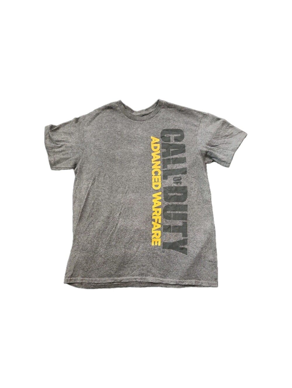 2014 Call Of Duty Advanced Warfare Gray T-Shirt Sz S Chest 34” Cotton/Poly EUC
